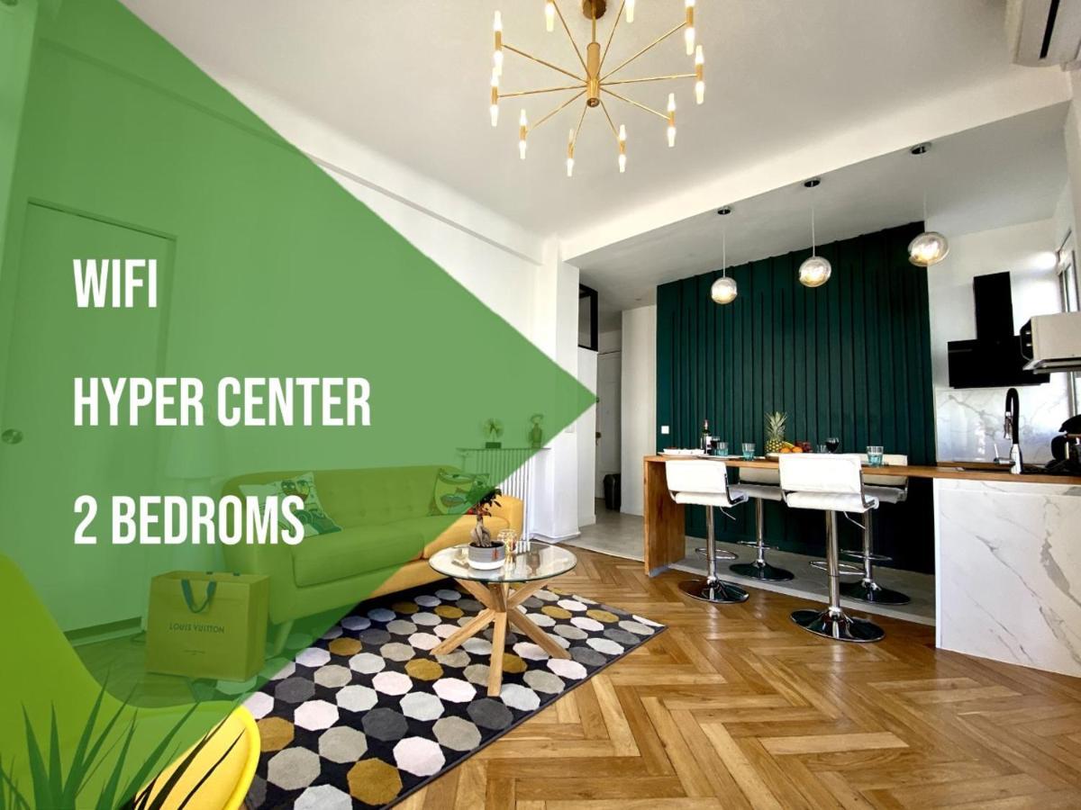 2 Bedroom - Hyper Center - Kitchen - Tramway - Balcony - Air Conditioner - Wifi Ница Екстериор снимка